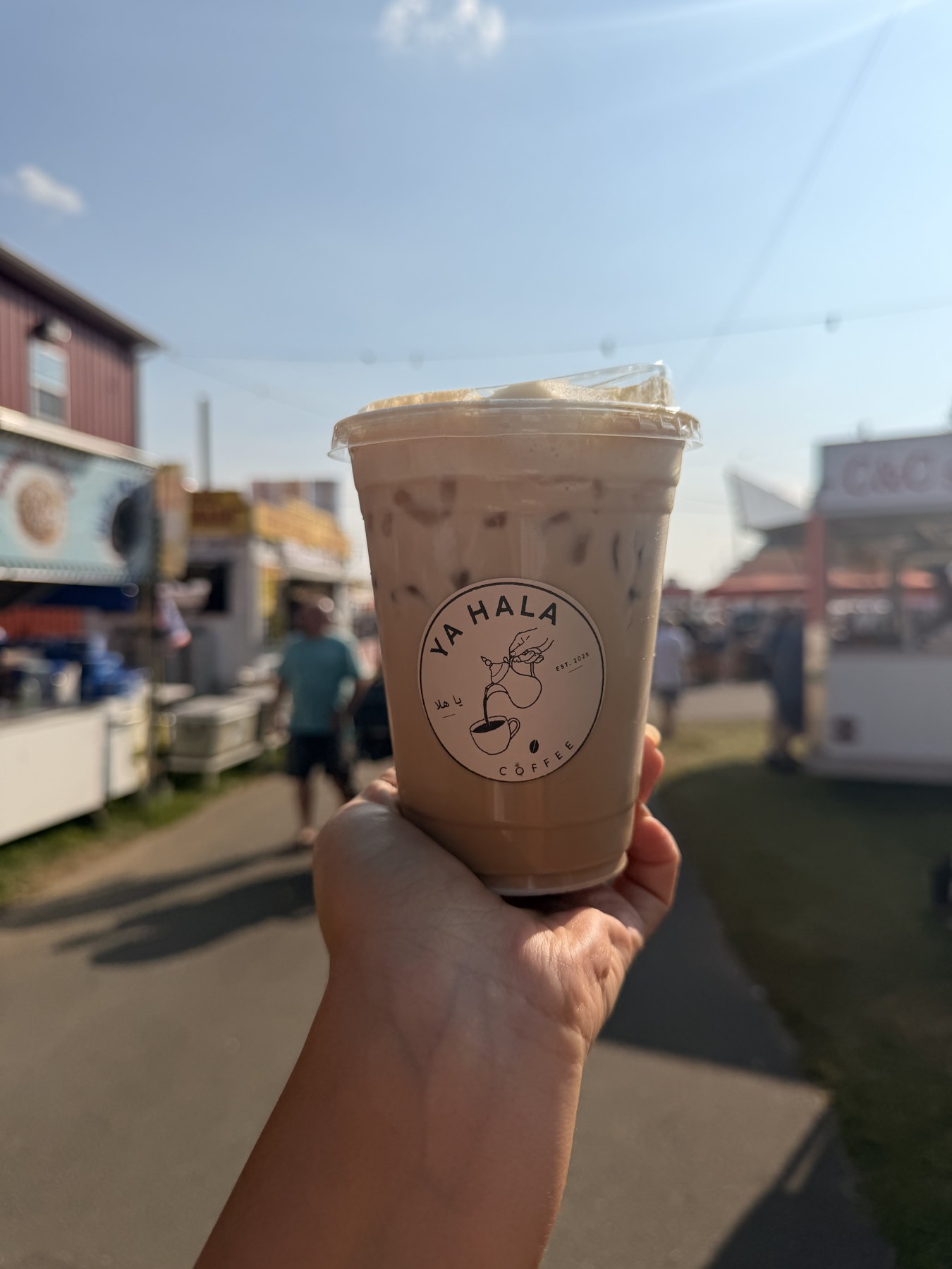 Ya Hala Coffee at a local market event